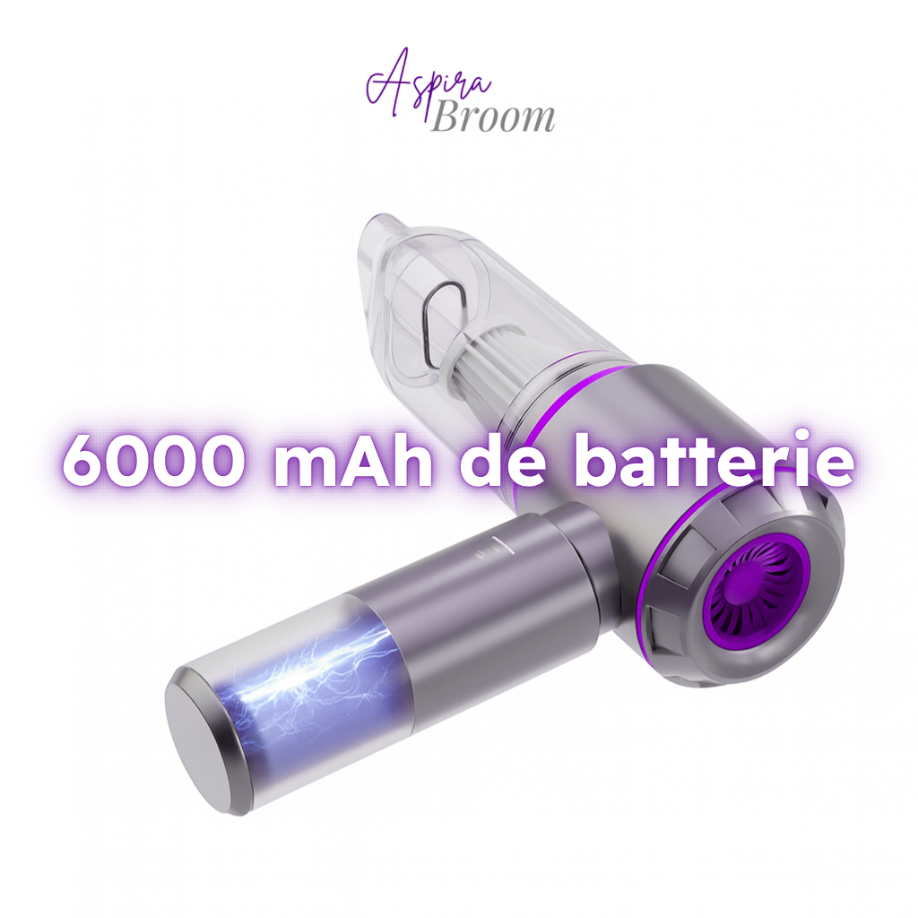 Capacite Batterie Electric AspiraBroom
