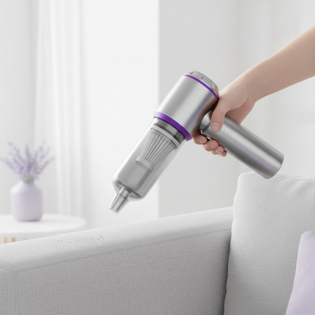 AspiraBroom • Petit format, grand ménage.